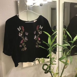 VELVET CROP TOP!!💞